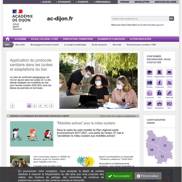 Accueil - l'Académie de Dijon