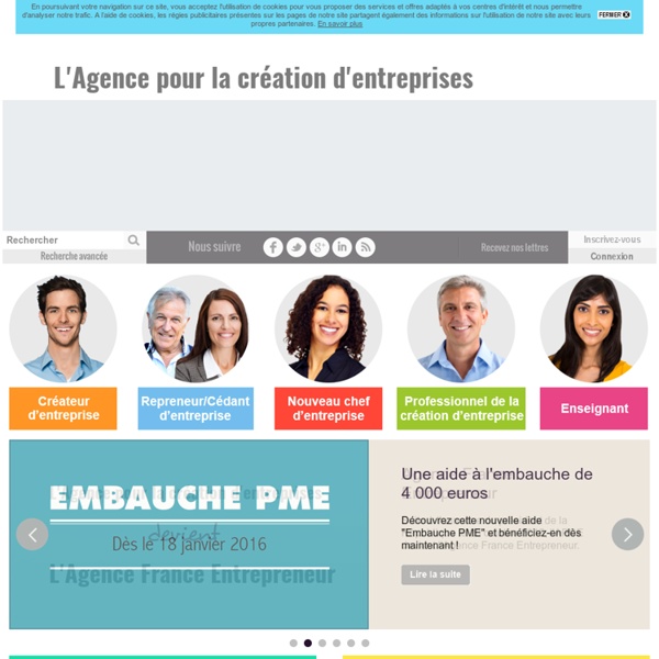 Accueil - APCE, agence pour la création d'entreprises