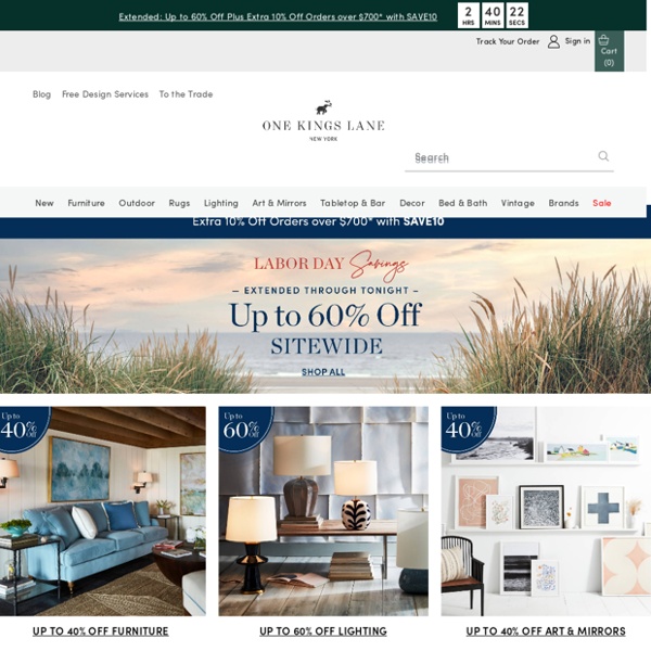 One Kings Lane - All Sales