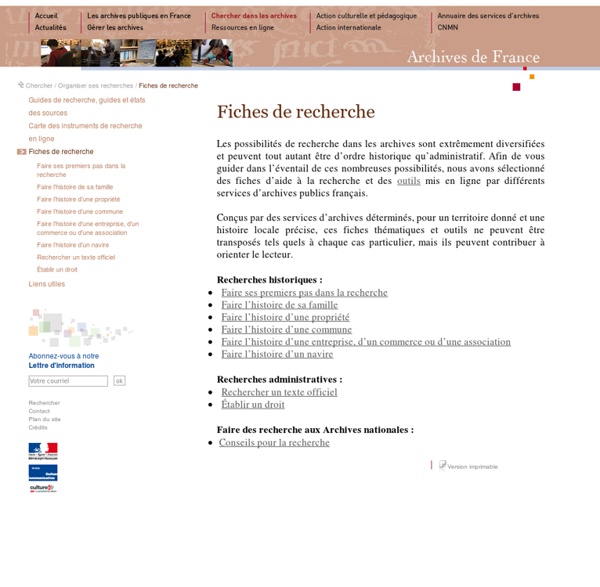 Généalogie