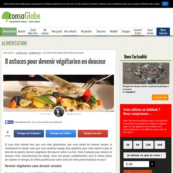 8 astuces pour devenir végétarien en douceur