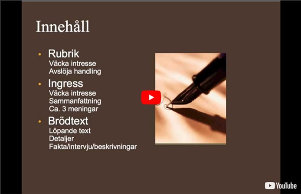 Att skriva ett reportage