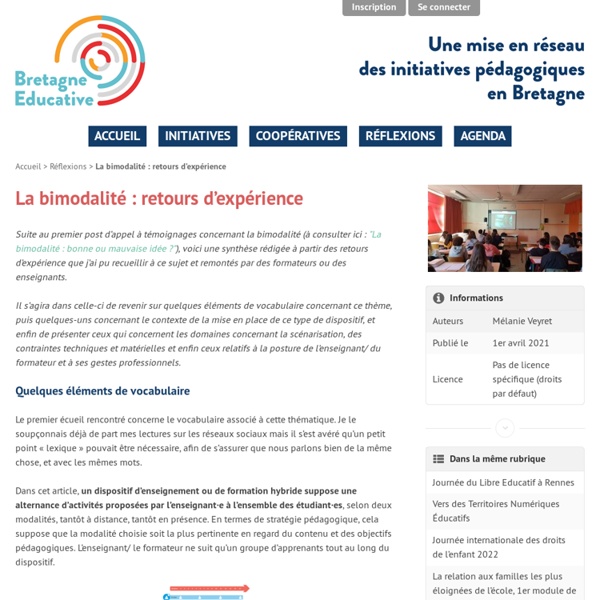 La bimodalité : retours d'expérience