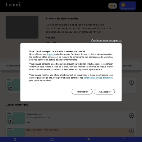 Révisions Brevet Mathématiques - Maths