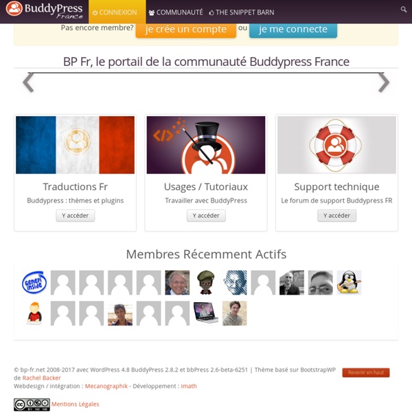 BuddyPress France