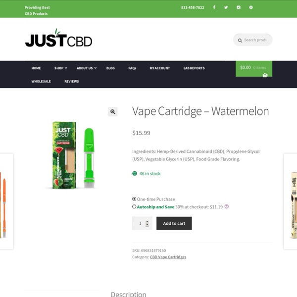 Vape Cartridge – Watermelon
