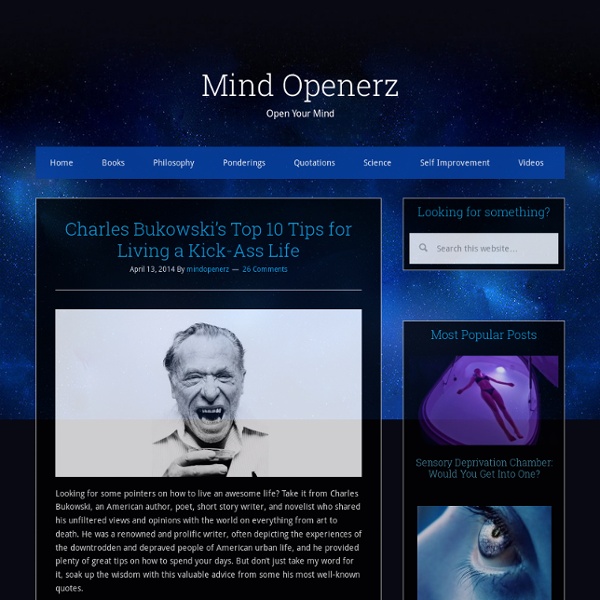 Charles Bukowski's Top 10 Tips for Living a Kick-Ass Life