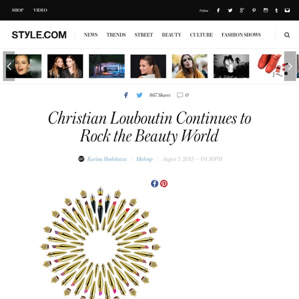 Christian Louboutin Lipstick Launch - Fall Beauty Trends