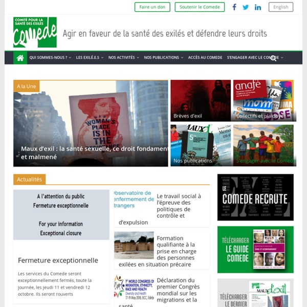 Comede - Comité pour la santé des exilés