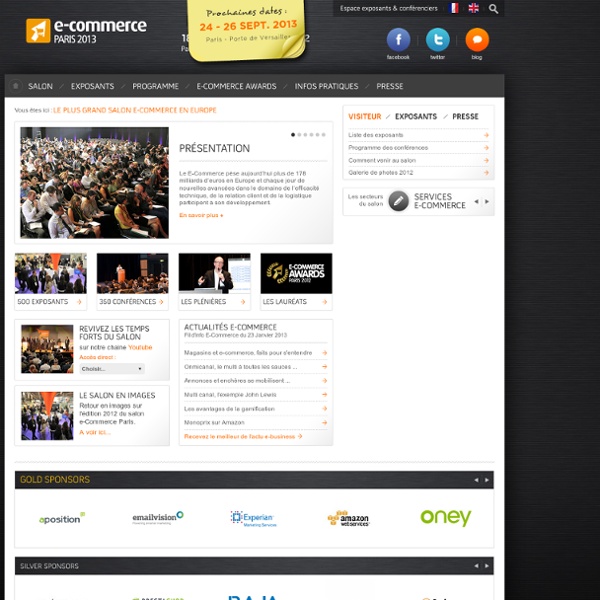 E-Commerce Paris : 23 - 25 Septembre 2014