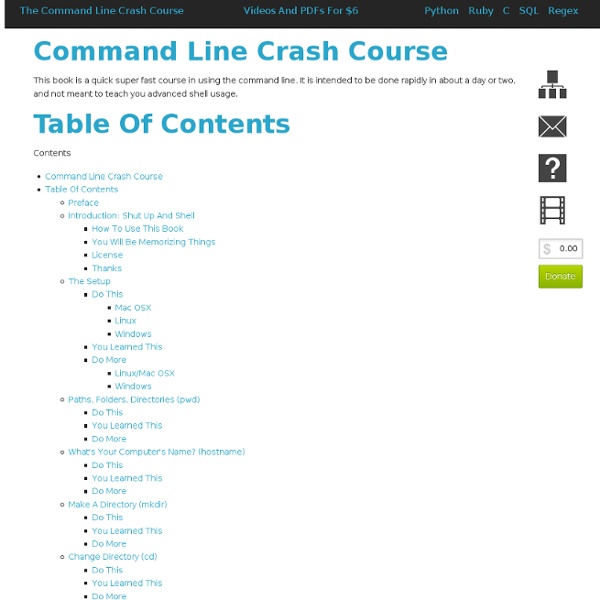 The Command Line Crash Course Controlling Your Computer From The Terminal