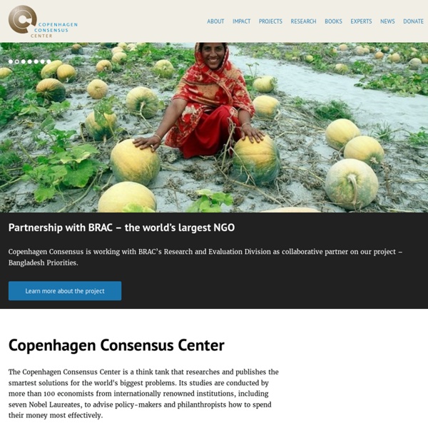 Copenhagen Consensus 2008 - Home