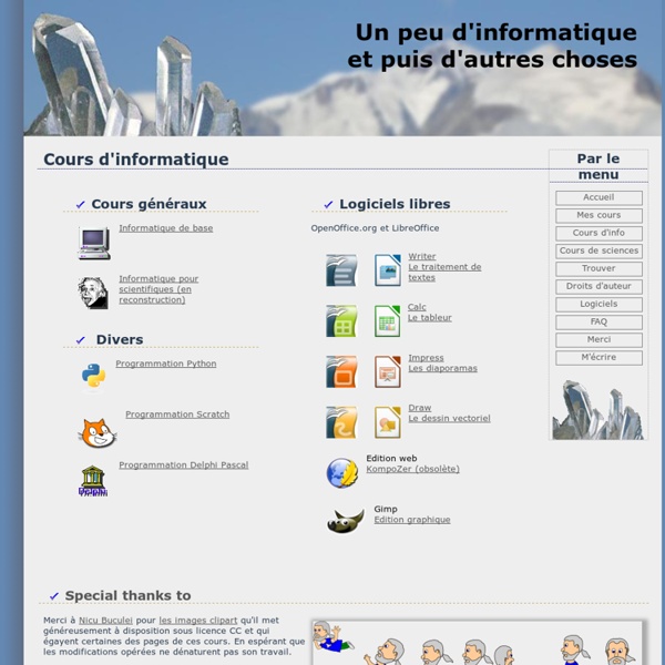 Cours d'informatique
