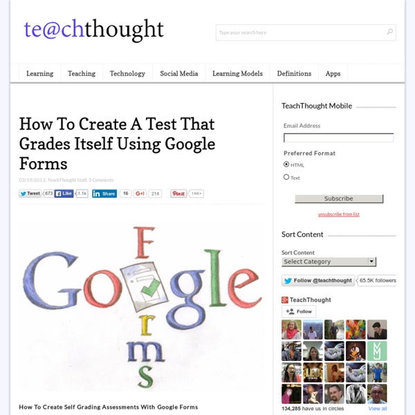 How To Create A Test That Grades Itself Using Google Forms