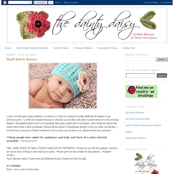 Shell Stitch Beanie