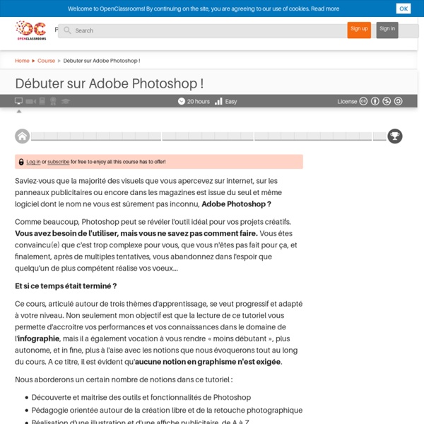 Débuter sur Adobe Photoshop !