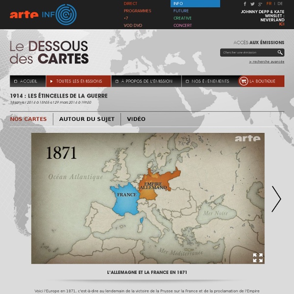 1914 : LES ÉTINCELLES DE LA GUERRE