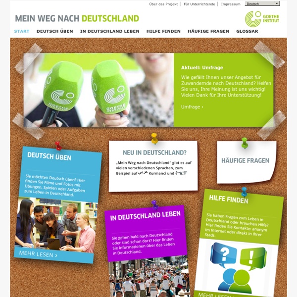 Deutsch üben - Deutsch üben - Goethe-Institut 