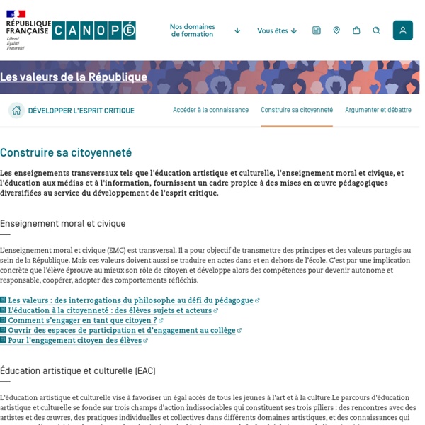 Développer l'esprit critique