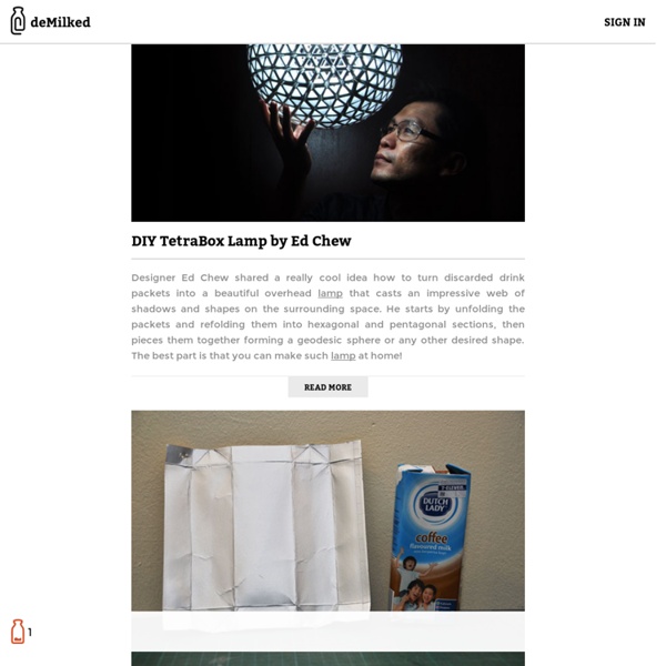 DIY TetraBox Lamp by Ed Chew