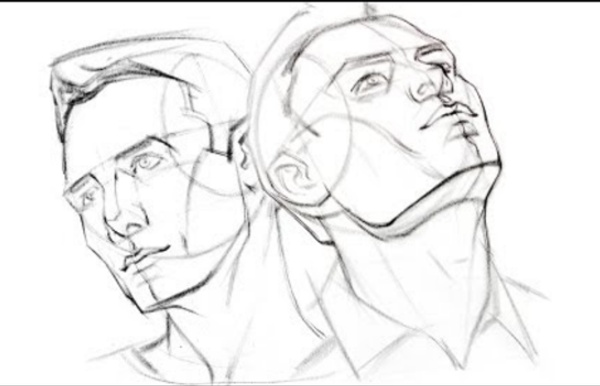 How to Draw the Head from Extreme Angles