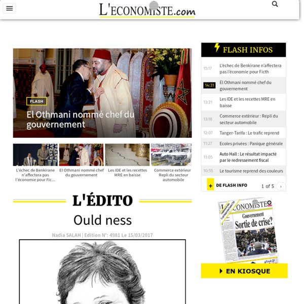 Leconomiste.com - Le premier quotidien économique du Maroc