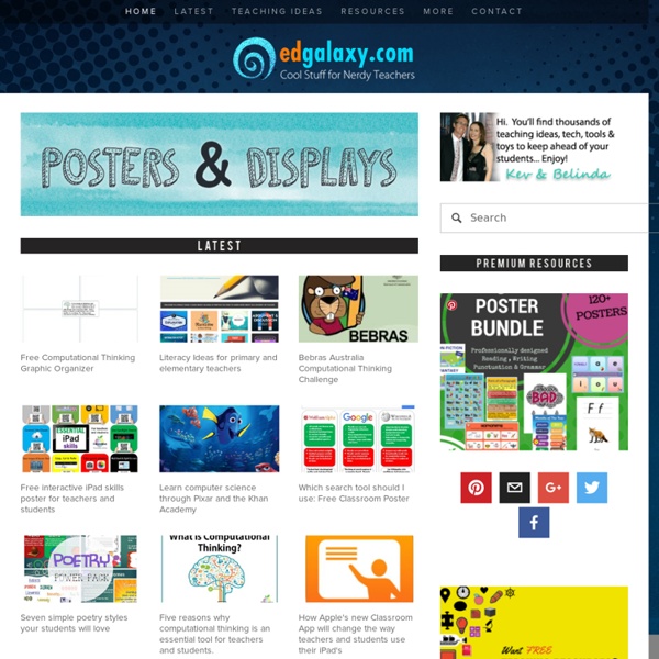Edgalaxy: Cool Stuff for Nerdy teachers