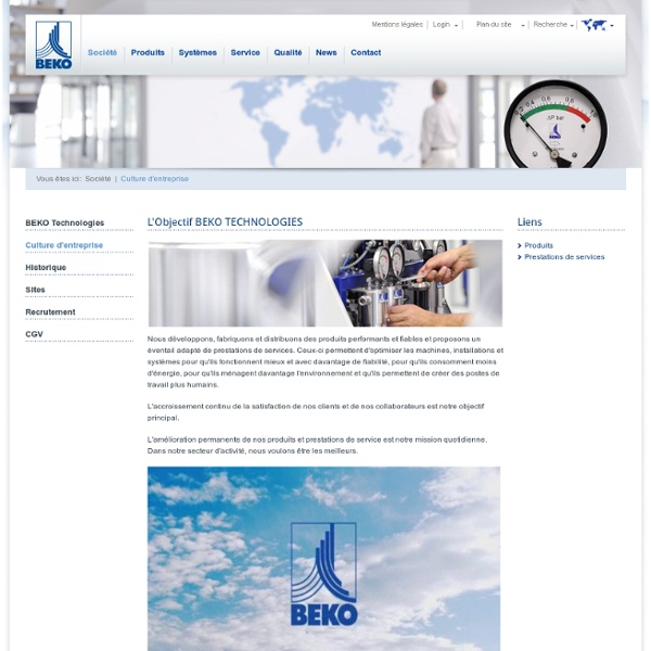 05/ Culture d'entreprise BEKO TECHNOLOGIES