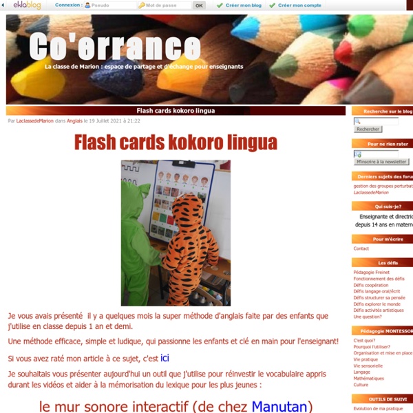 La classe de Marion - Ressources pour le cycle 1 : petits, moyens, grands