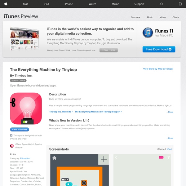 The Everything Machine by Tinybop