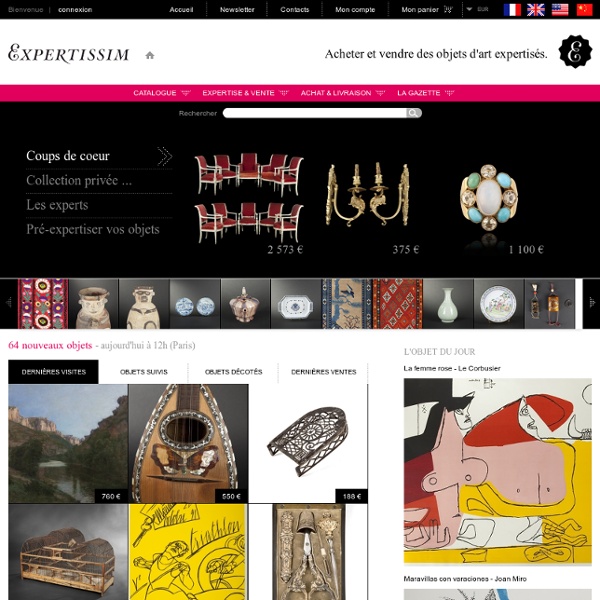 Expertise, achat, vente objets d’art et antiquités