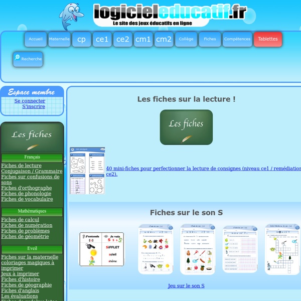 Fiches de lecture