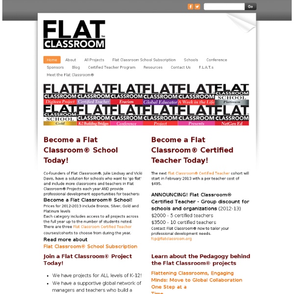 Flat Classroom® Projects - Home