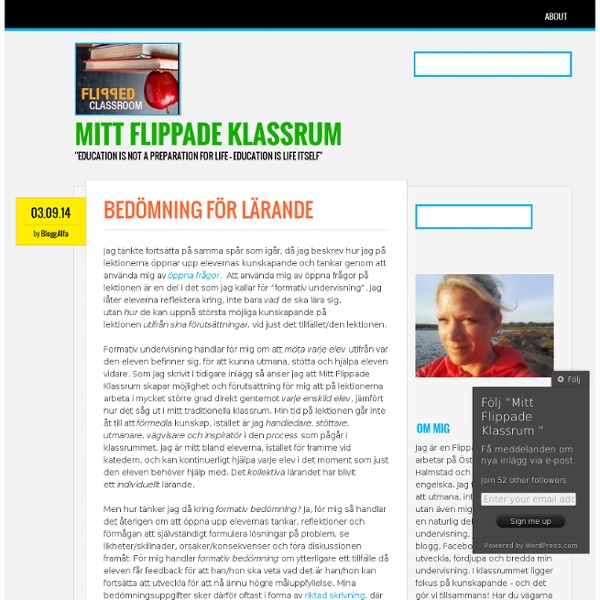 Bedömning För Lärande