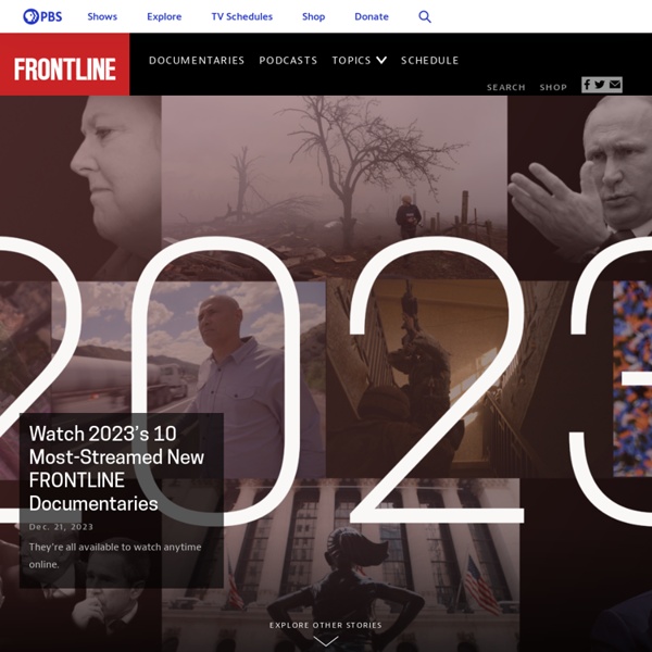 FRONTLINE - Documentary films