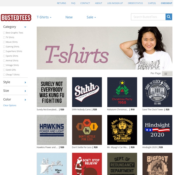 BustedTees - Funny T-Shirts - New T-Shirt designs every week - Crazy Tees Hilarious Cool Shirts