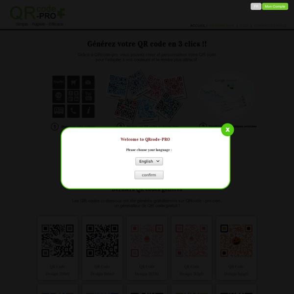 QR Code - Générateur de QR Codes Personnalisés - QR Codes Design