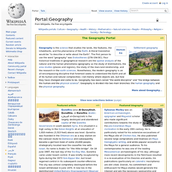 Portal:Geography