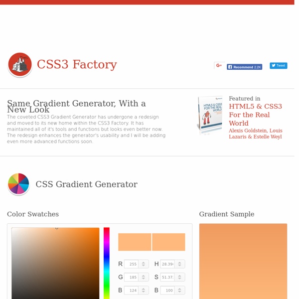 CSS3 Gradient Generator