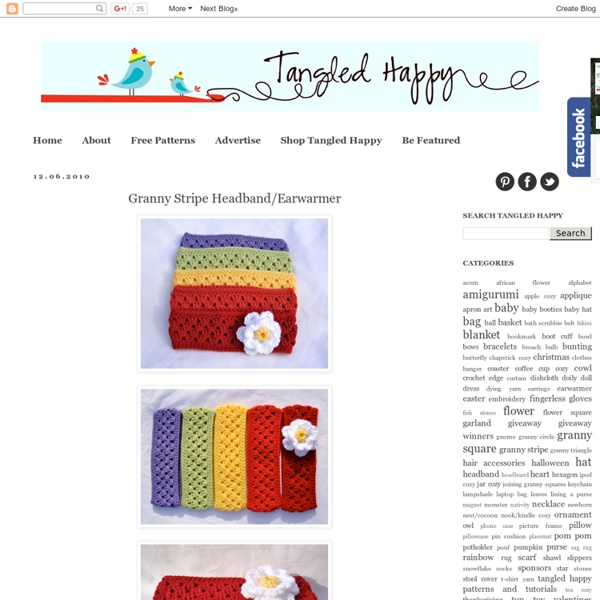 Granny Stripe Headband/Earwarmer