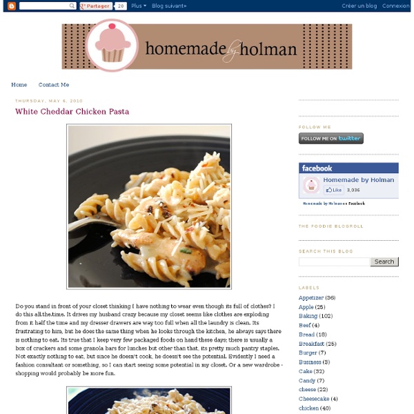 White Cheddar Chicken Pasta