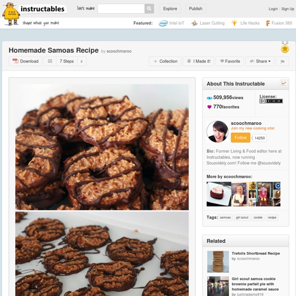Homemade Samoas Recipe