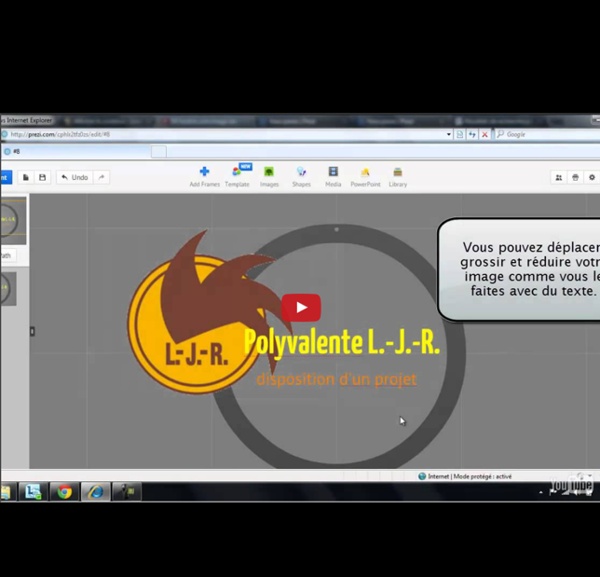 4-Insérer une image dans Prezi