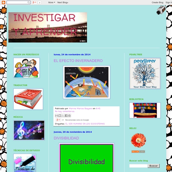 INVESTIGAR Y APRENDER