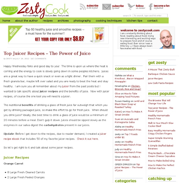 Juicer Recipes