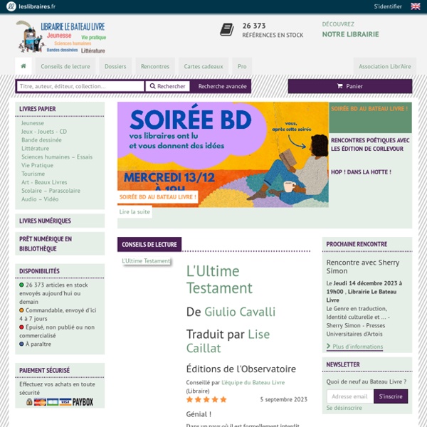 Le Bateau Livre