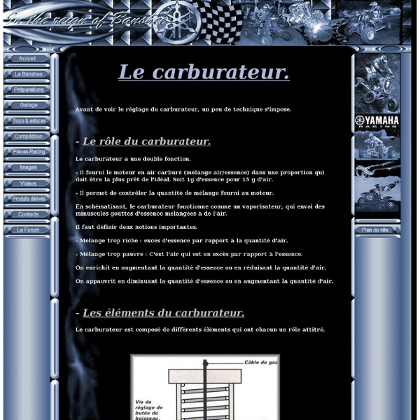 Le carburateur