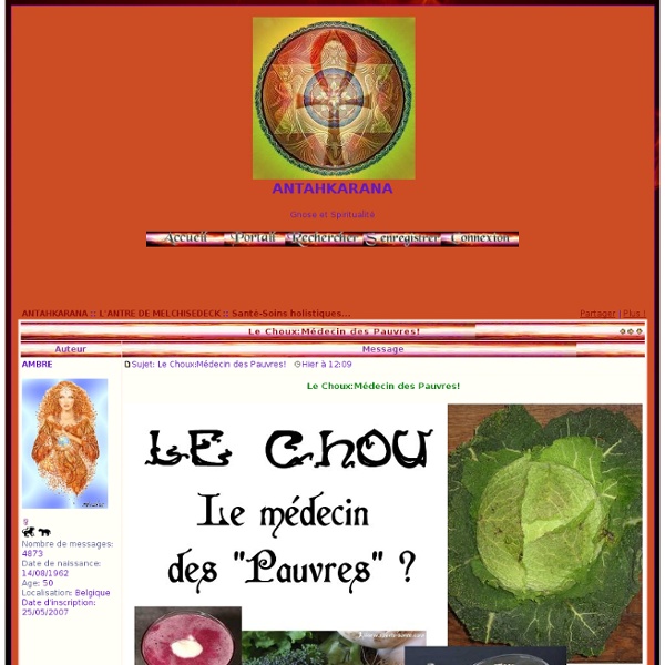 Le Choux:Médecin des Pauvres!