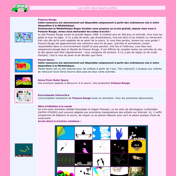 Le coin des tout-petits