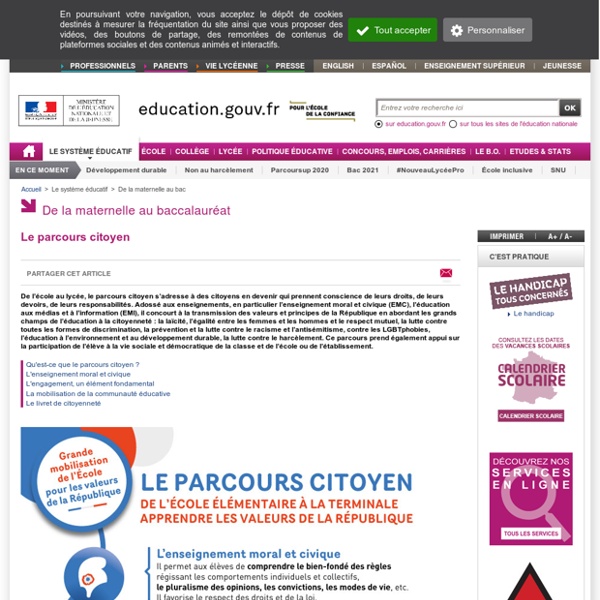 Le parcours citoyen
